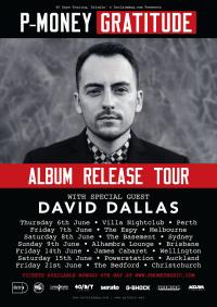 P-Money Announces Gratitude Australasian Tour with David Dallas