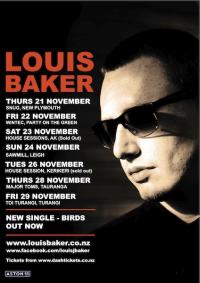 Louis Baker, North Island Tour - November