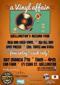 'A Vinyl Affair' - Wellington's record fair – 7th March 2015 at San Fran