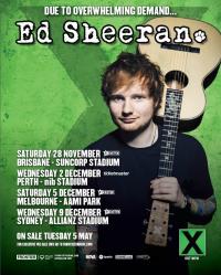 Ed Sheeran returning to New Zealand this December