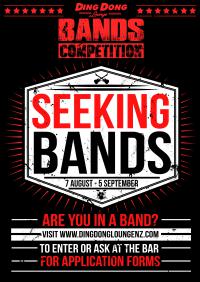 Seeking Auckland bands for the Ding Dong Lounge Bands Competition 2015
