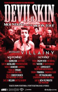 Devilskin announce Mountains and the Moon Tour 2015