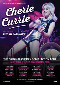 The legendary Cherie Currie (The Runaways) heading Down Under