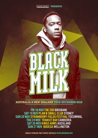 Black Milk New Zealand Tour November 2016