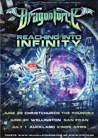 Dragonforce 'Reaching into Infinity' New Zealand Tour
