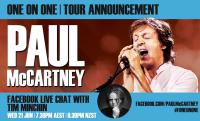 Paul McCartney to announce One on One New Zealand Tour via Facebook Live