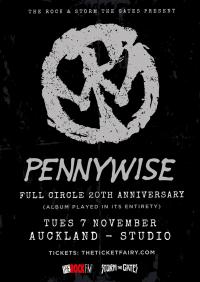 Pennywise to play Full Circle 20th Anniversary show in Auckland this November