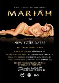 Mariah Carey Reschedules New Zealand Tour
