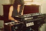 Niel de Jong composing - 1985