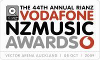 Winners For The Vodafone New Zealand Music Awards 2009