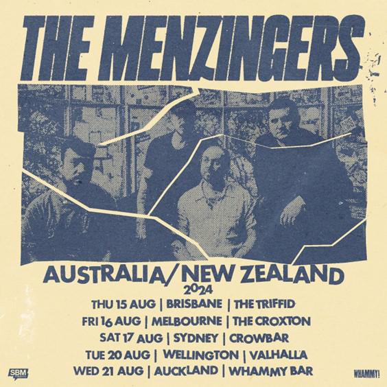 Philadelphia punk legends The Menzingers are heading to New Zealand