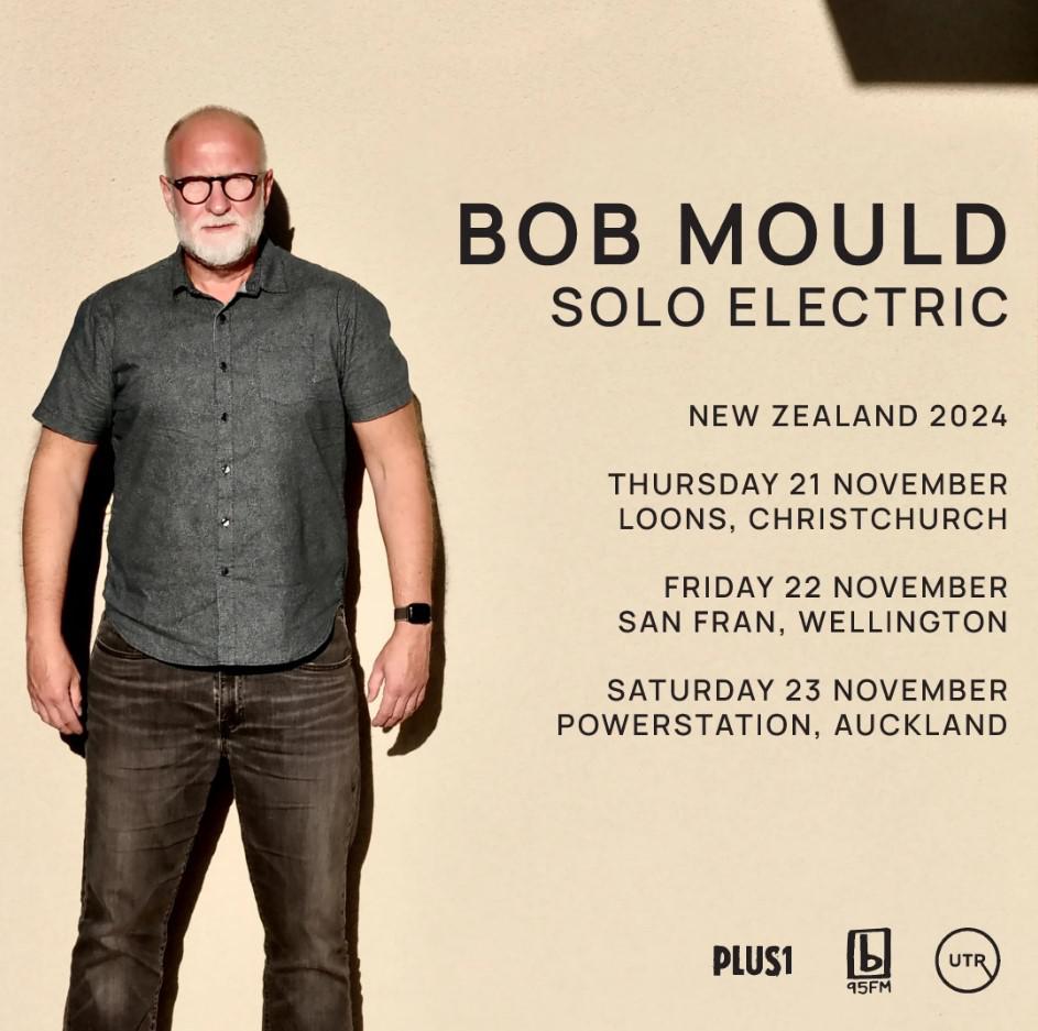 Bob Mould announces three New Zealand shows for November 2024