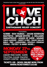 I Love ChCh: Earthquake Relief Concert