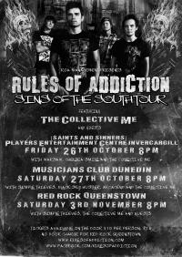 Rules Of Addiction - Sins Of The South Tour