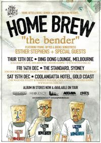 Home Brew Announce Third Australian Tour
