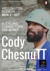 Cody ChestnuTT New Zealand Shows