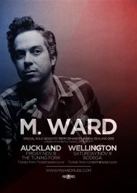 M. Ward special solo acoustic performances in NZ this November