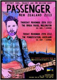 Passenger announces NZ support and sells out both shows!