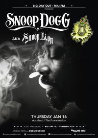 Snoop Dogg aka Snoop Lion Big Day Out sideshow