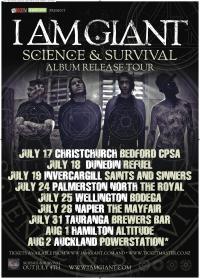 I Am Giant Announce Support Bands - Science & Survival Album Tour