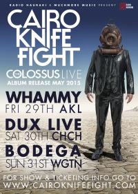 Cairo Knife Fight - The Colossus - NZ Album Release Shows