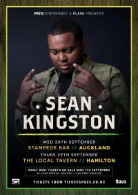 Sean Kingston announces two New Zealand shows