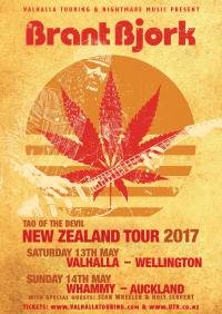 Brant Bjork - Tao of the Devil New Zealand Tour