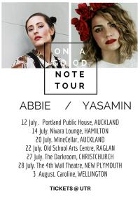 Abbie + Yasamin Putting the Joy Back into the Hustle,  Nationwide ‘On a Good Note Tour’