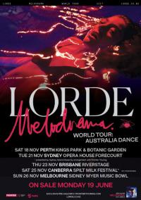 Lorde announces six-date NZ tour this November