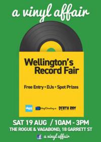 Vinyl Affair - Wellington's Record Fair - 19th Aug @ Rogue & Vagabond