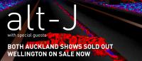 alt-J - Both Auckland shows sold out! Wellington tickets on sale now
