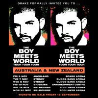 Drake announces Boy Meets World New Zealand tour for November 2017