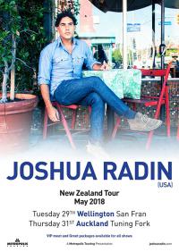 Joshua Radin Announces First Ever NZ Tour Dates