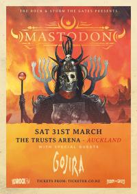 Mastodon and Gojira to play Auckland this March