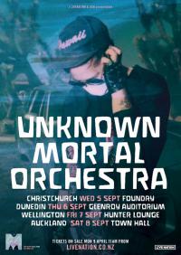 Unknown Mortal Orchestra Sex & Food New Zealand Tour