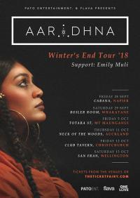 Kiwi sensation Aaradhna announces ‘Winter’s End’ tour