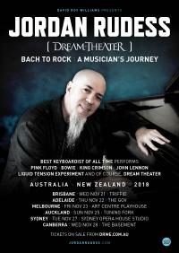 Jordan Rudess Announces - Bach To Rock: A Musician's Journey 2018 NZ Tour
