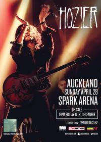 CRS, Live Nation & More FM Present Hozier – One New Zealand Headline Show Only