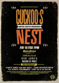 Cuckoo's Nest #3, raising awareness for Mental Health to take place this Friday in Auckland