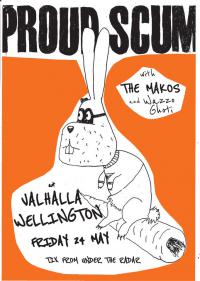 Proud Scum's first ever Wellington gig announces support acts