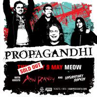 Propagandhi announces local supports for their Sell Out NZ tour dates next week