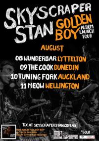 Skyscraper Stan releases new album Golden Boy Vol. I & II ahead of NZ Tour