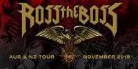 Ross The Boss Announces - 35th anniversary of Manowar's 'Hail To England' Tour