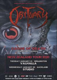 Obituary 'Cause Of Death' New Zealand Tour