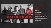 Bad Religion - venue change to The Powerstation