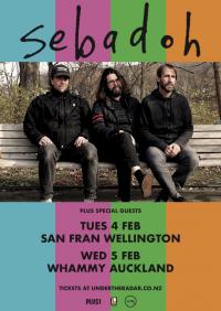 Sebadoh Support Acts Announced