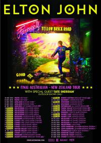 Elton John’s Farewell Yellow Brick Road Tour Reschedules Mt Smart Stadium Concert